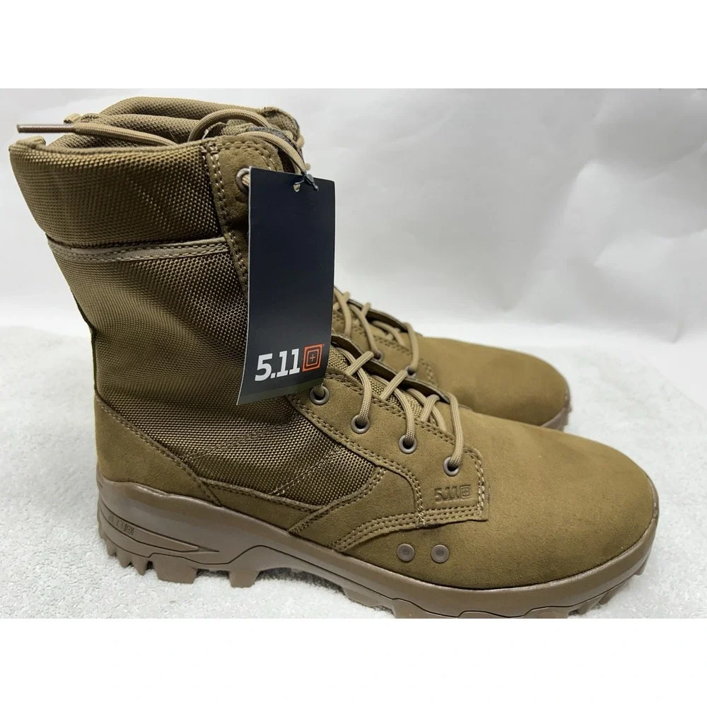5.11 Tactical Mens Size 14 Brown Speed 3.0 Jungle Side Zip 8